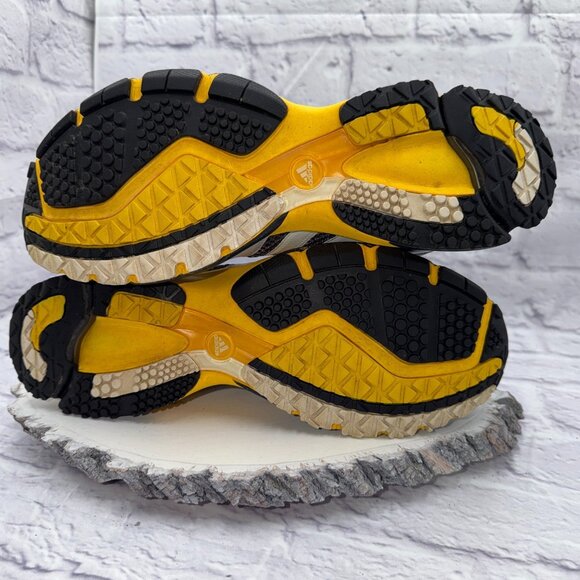 Adidas Marathon 10 adiPRENE Women's Size 10.5 Running Shoes Gray Yellow Sneakers - Picture 15 of 15